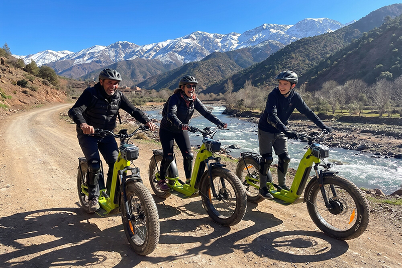 Excursion Ourika et Ride en E-Scooter