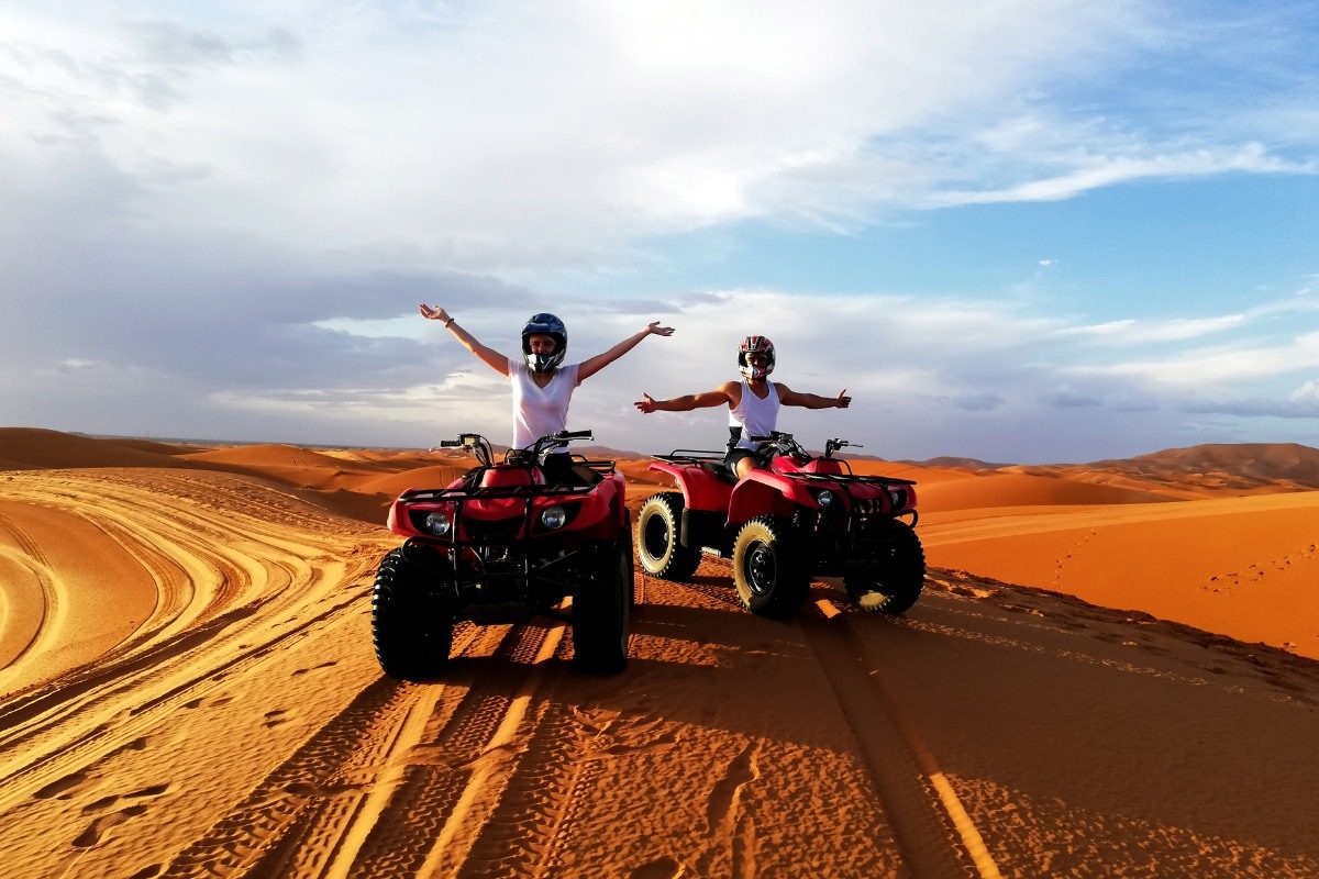 Quad et Chameau au Coucher du Soleil - photo 4